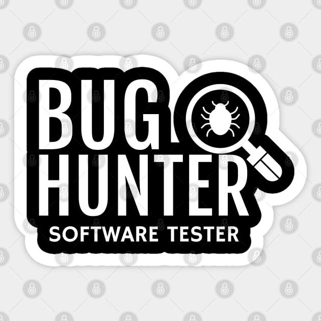 Bug Hunter Software Tester Sticker by Software Testing Life